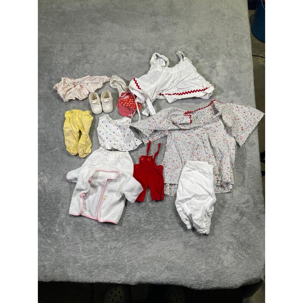 Doll Clothes & Shoes Lot Mixed Outfits Dresses Pants Tops Accessories